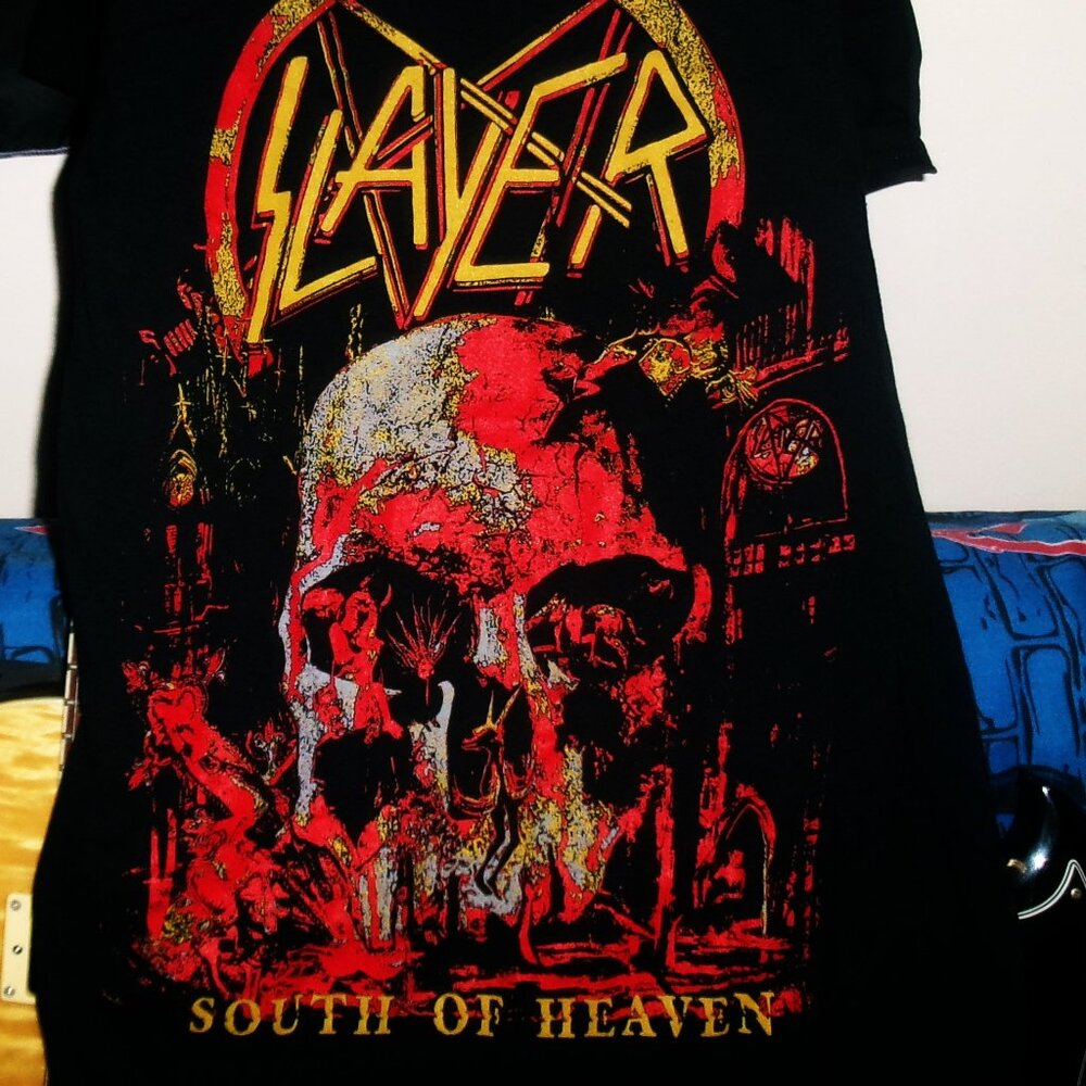 slayer south of heaven NEW official woman S tee - hard trash metal live undead